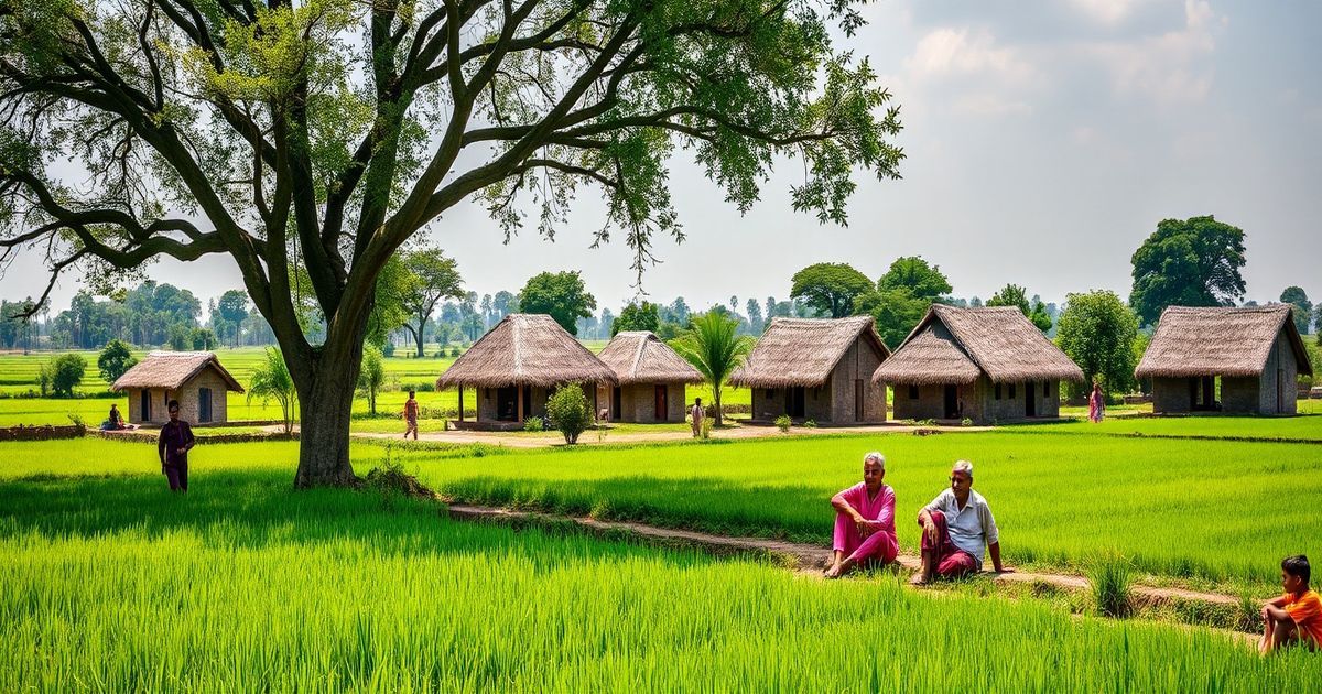 গ্রামীণ জীবনধারা: সম্প্রীতির বাঁধনে গাঁথা এক জীবন