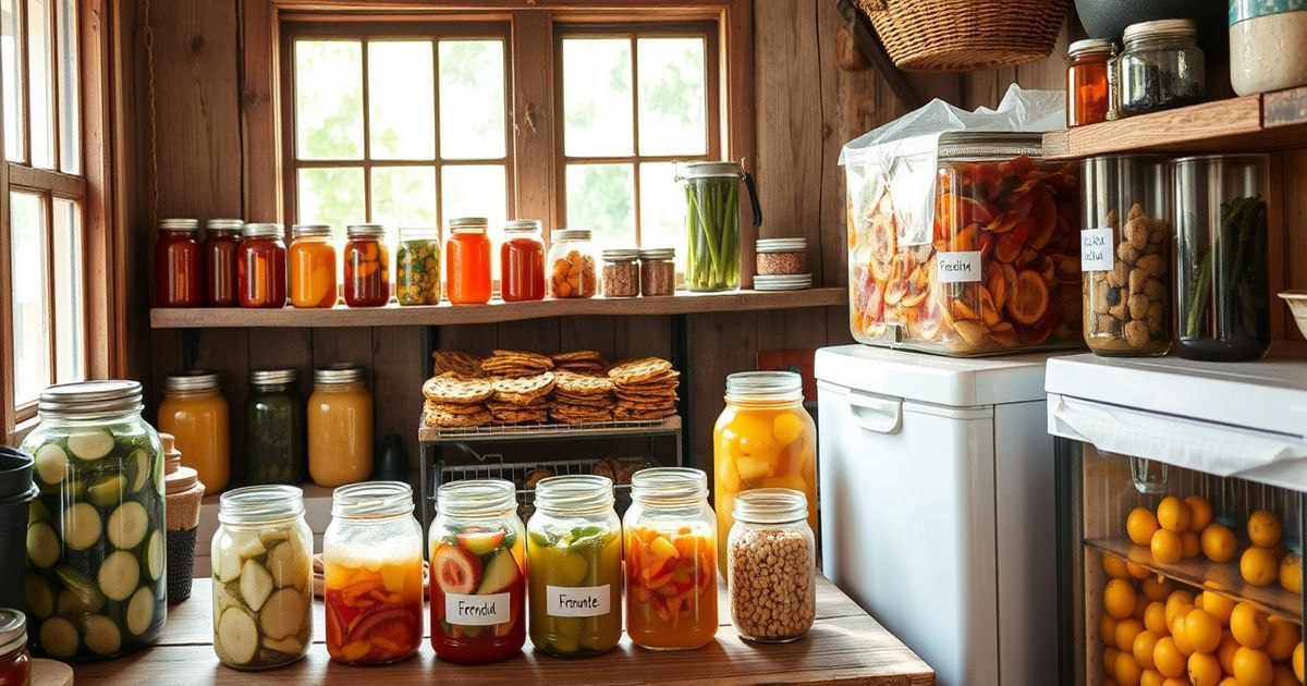 খাদ্য সংরক্ষণ: হোমস্টেডিংয়ের অমূল্য দক্ষতা
