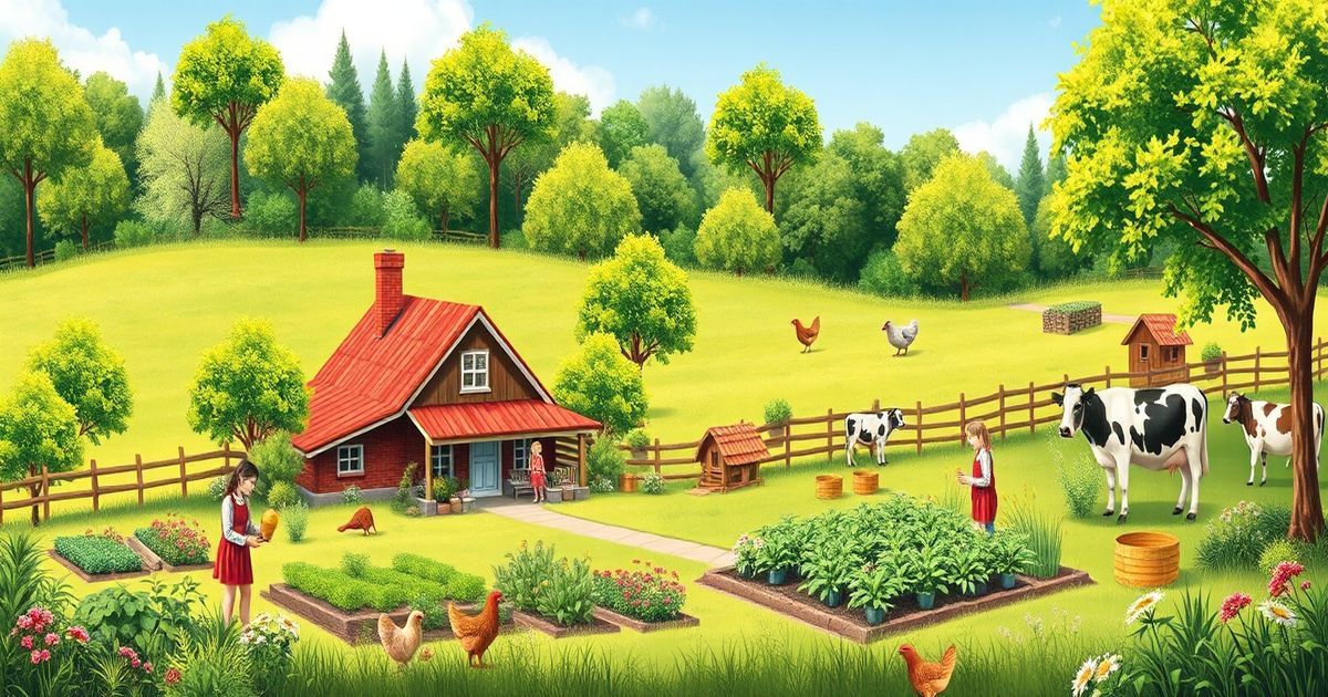 গ্রামীণ জীবনযাপন: স্বাস্থ্যকর ও টেকসই জীবনের পথে 🌿