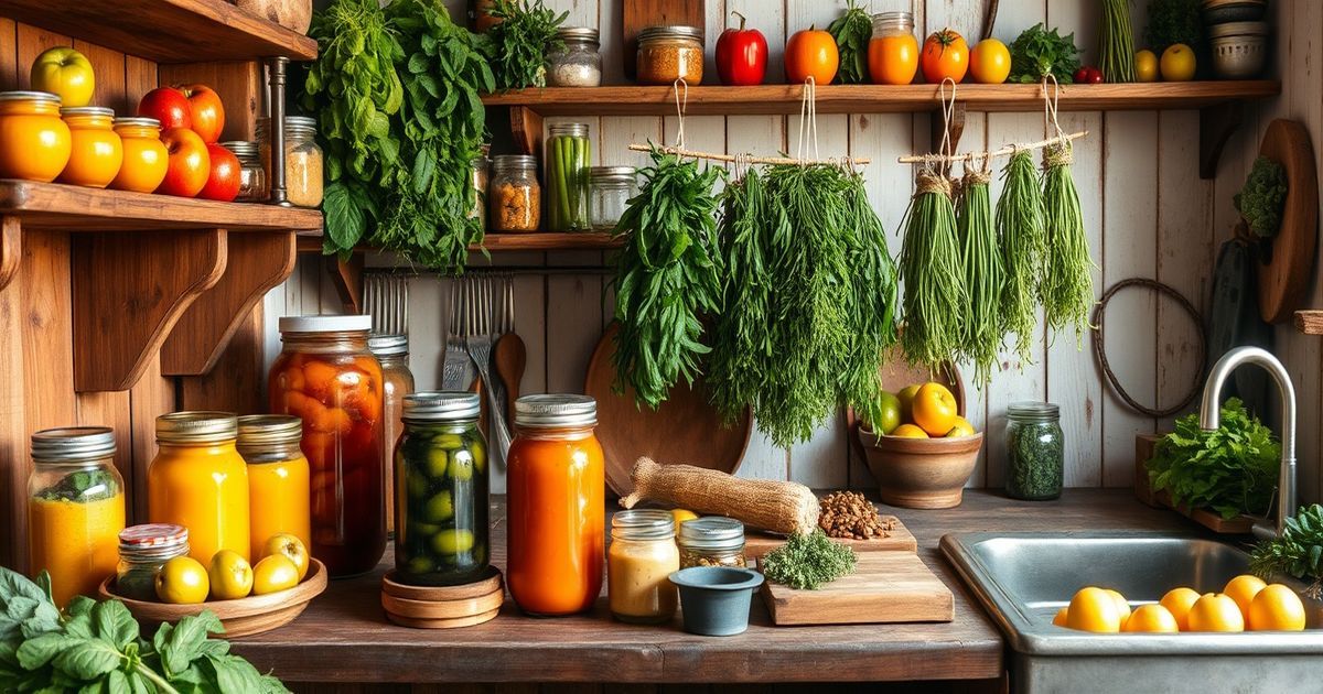 খাদ্য সংরক্ষণ: হোমস্টেডিং-এর একটি গুরুত্বপূর্ণ দিক