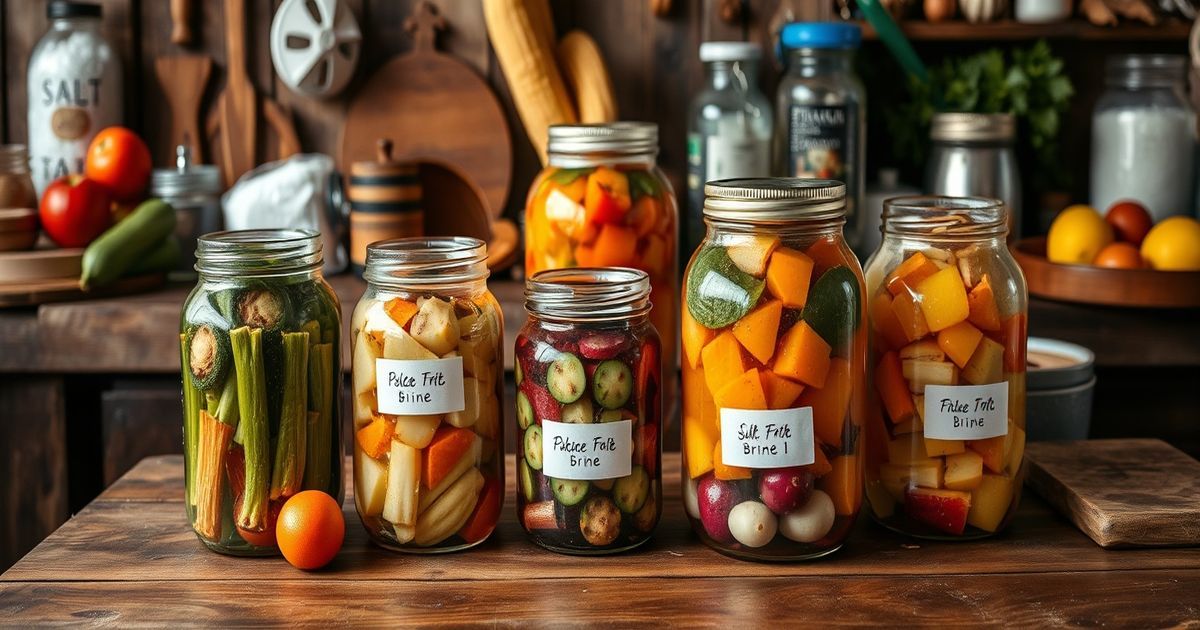 লবণ অনুপাত: ফারমেন্টেশনের গোপন রহস্য 🧂