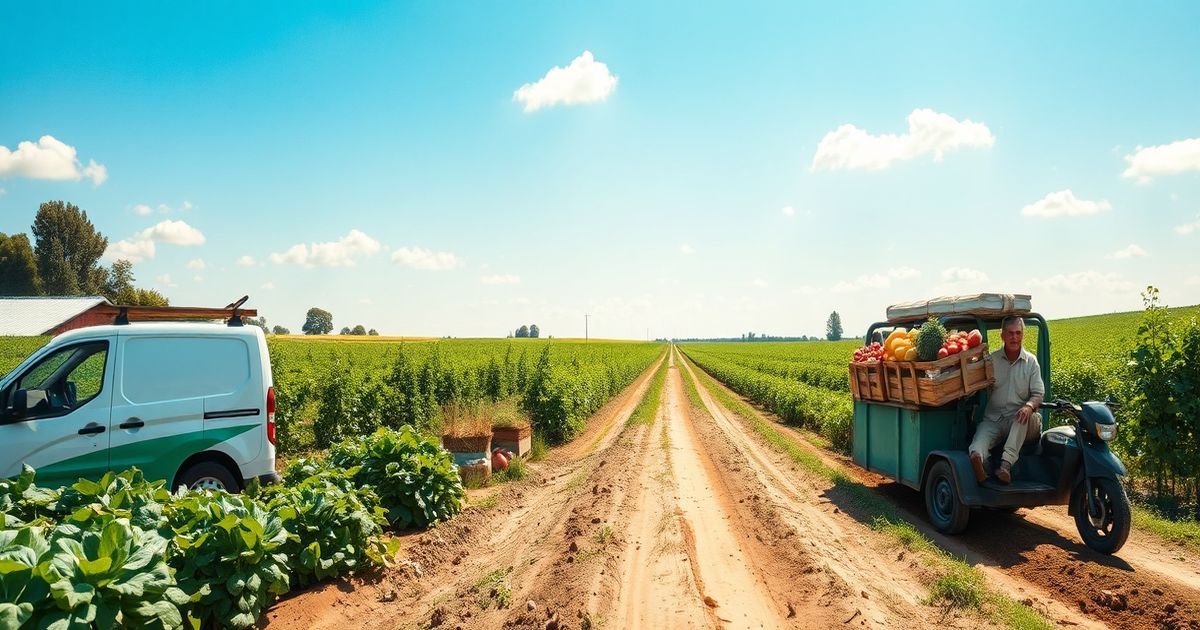 ফার্ম টু সিটি: টেকসই লজিস্টিক্সের মাধ্যমে তাজা খাদ্য সরবরাহ