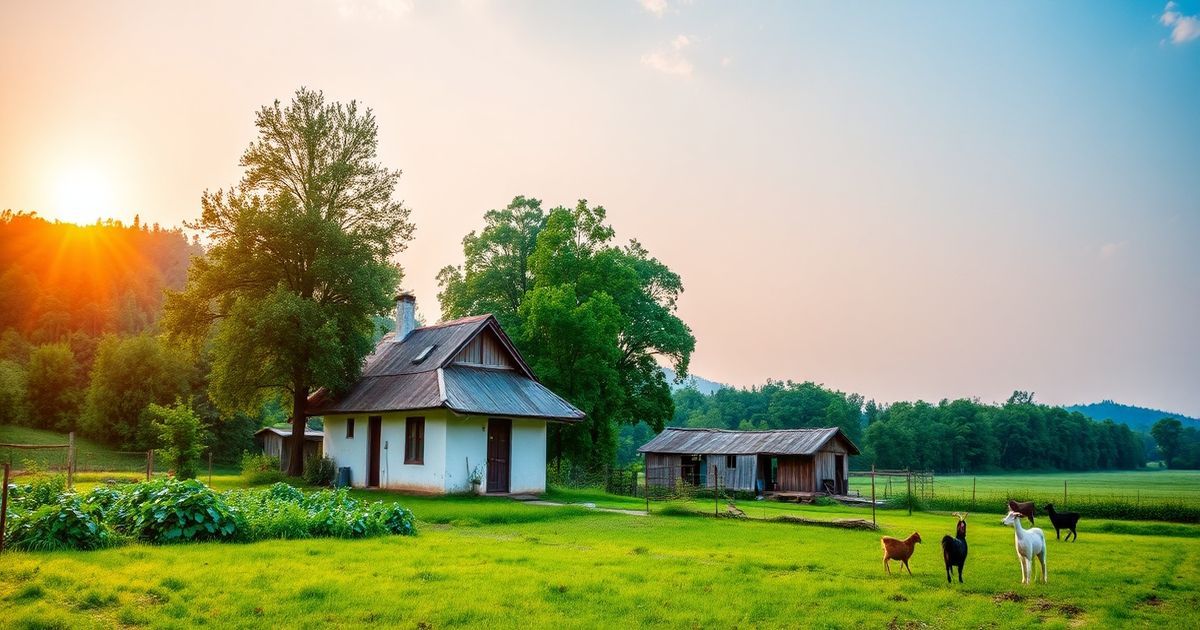 গ্রামীণ জীবন: স্বাধীনতার অনুভূতি এবং সত্যিকারের স্বাধীনতা