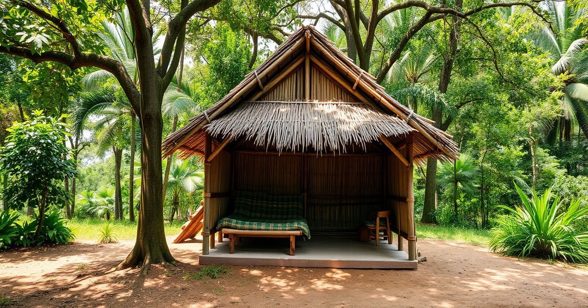 আশ্রয় নির্মাণ: প্রাকৃতিক উপকরণ দিয়ে নিজের বাসস্থান গড়ে তোলা 🏡