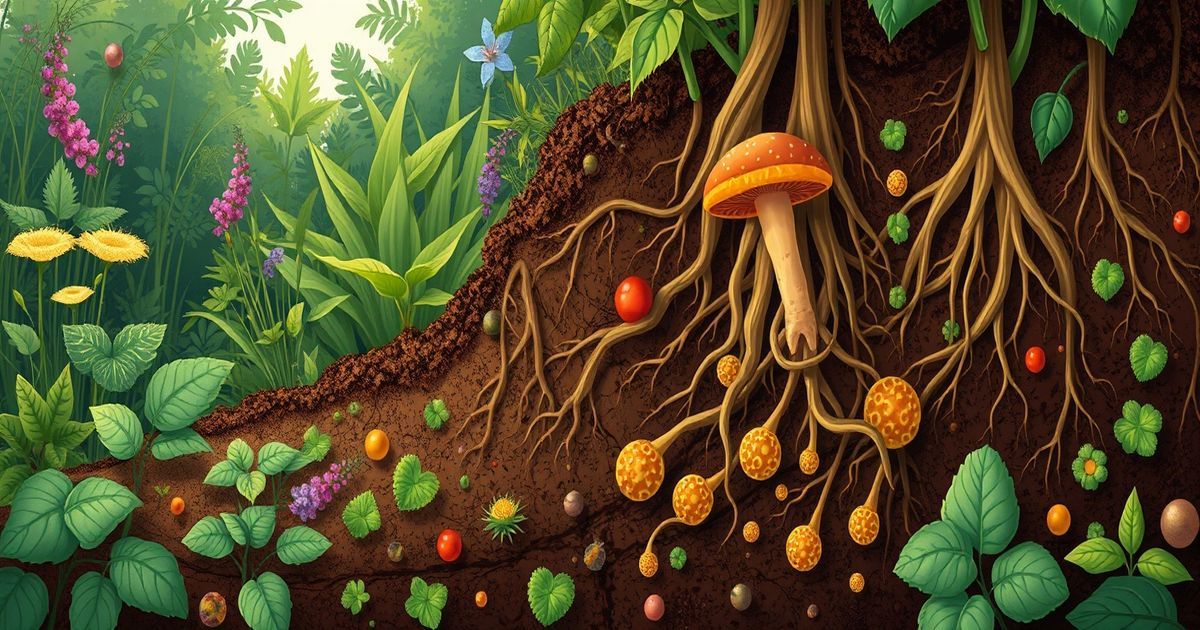 মাটির অদৃশ্য বাহিনী: মাইক্রোবসের অদ্ভুত জগৎ এবং তাদের গুরুত্ব 🦠🌱
