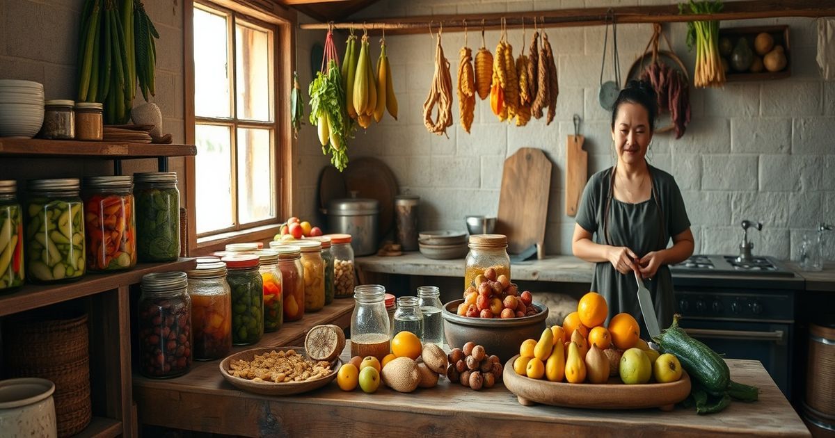 খাদ্য সংরক্ষণ: প্রাকৃতিক পদ্ধতিতে খাবারকে টাটকা ও পুষ্টিকর রাখার কৌশল