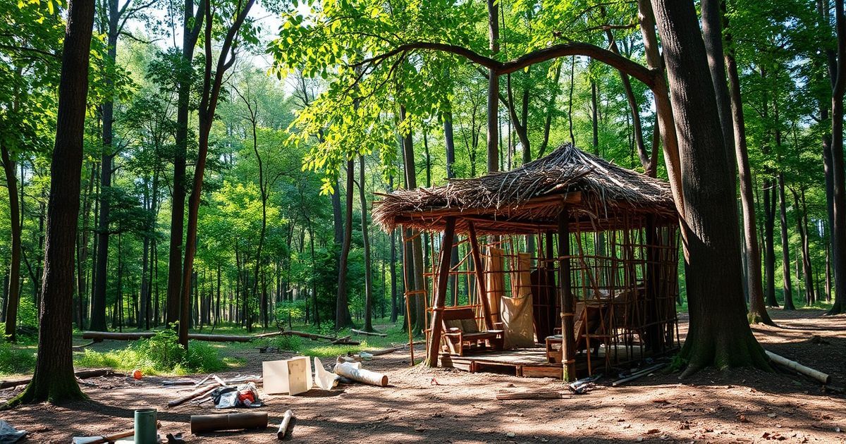 আশ্রয় নির্মাণ: প্রকৃতির কোলে নিজের বাসস্থান গড়ে তোলা