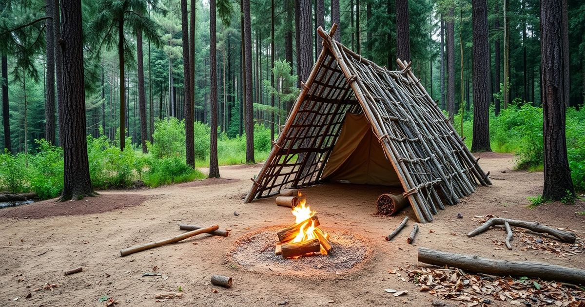 আশ্রয় নির্মাণ: বুনো প্রকৃতিতে বেঁচে থাকার প্রথম ধাপ 🏕️